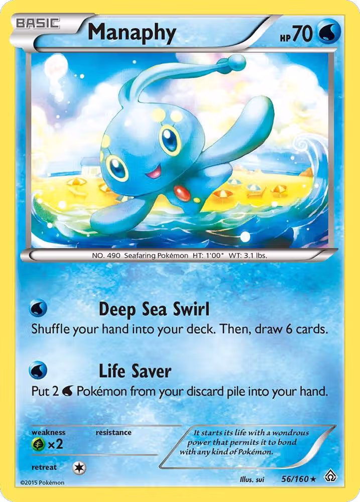 Manaphy (56/160), XY - Primal Clash — Pokémon card price
