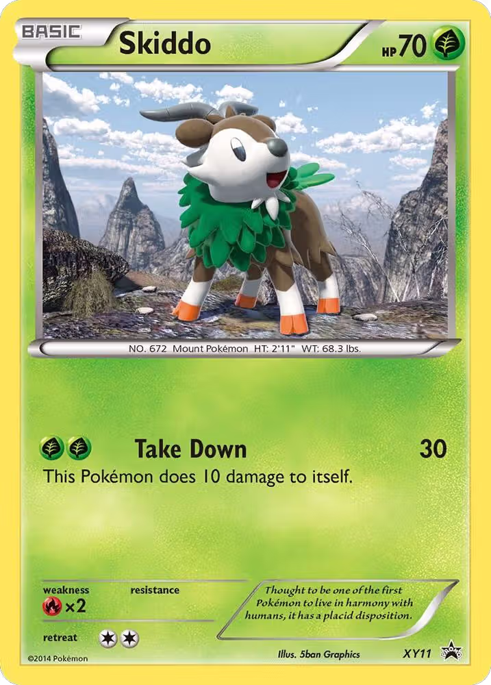 Skiddo - XY11 (XY11), XY Promos — Pokémon card price