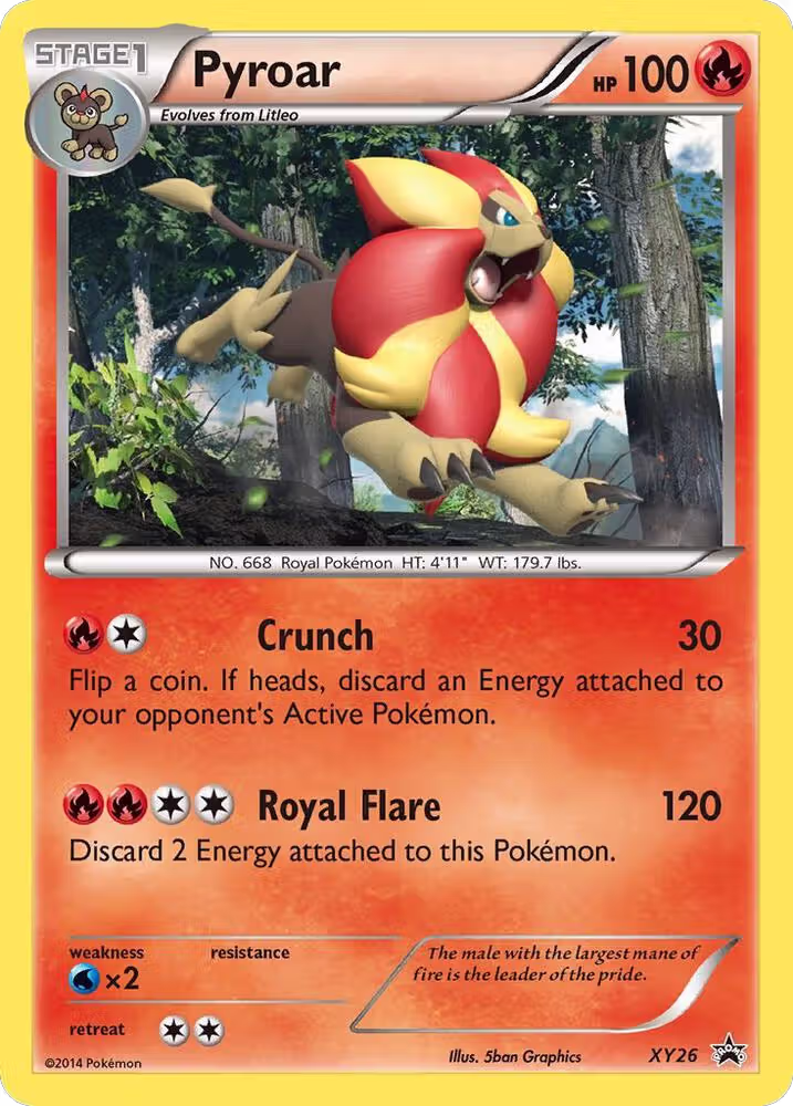 Pyroar - XY26 (XY26), XY Promos — Pokémon card price