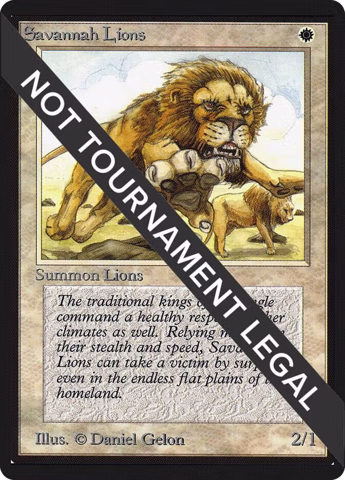 Savannah Lions (CE), Collector's Edition — Magic card price