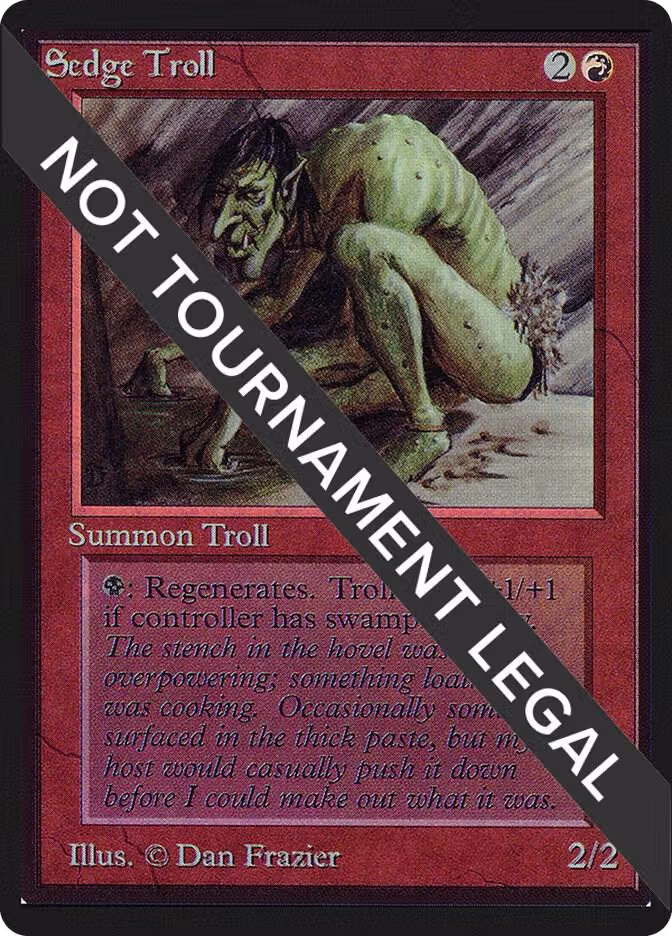Sedge Troll (CE), Collector's Edition — Magic card price