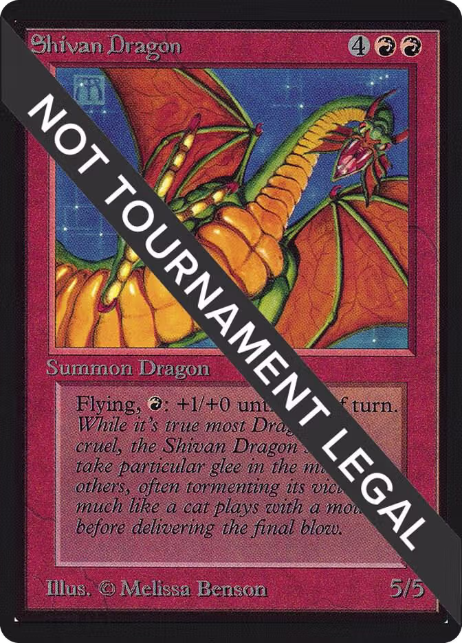 Shivan Dragon (CE), Collector's Edition — Magic card price