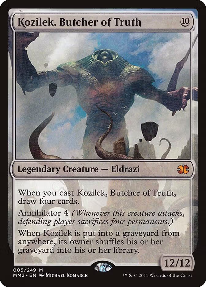 Kozilek, Butcher of Truth (5), Modern Masters 2015 — Magic card price