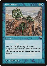Exhaustion — card price