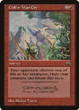 Goblin War Cry — card price