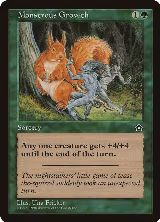 Monstrous Growth — card price