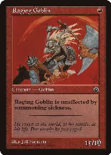 Raging Goblin — card price