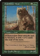 Razorclaw Bear, Portal Second Age — Magic card price