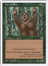 Forest Bear (135), Portal Three Kingdoms — Magic card price