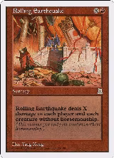 Rolling Earthquake (122), Portal Three Kingdoms — Magic card price