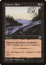 Nature's Ruin — card price