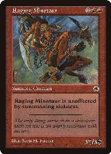Raging Minotaur — card price