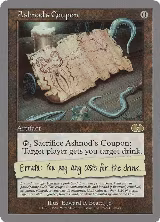 Ashnod's Coupon (69) — card price