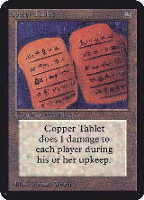 Copper Tablet, Alpha Edition — Magic card price