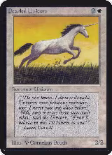 Pearled Unicorn, Alpha Edition — Magic card price