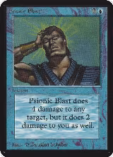 Psionic Blast, Alpha Edition — Magic card price