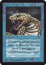 Psychic Venom, Alpha Edition — Magic card price