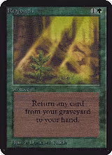 Regrowth, Alpha Edition — Magic card price
