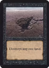 Sinkhole, Alpha Edition — Magic card price