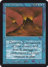 Volcanic Eruption, Alpha Edition — Magic card price