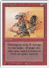 Disintegrate — card price