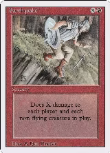Earthquake — card price