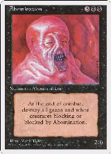Abomination — card price