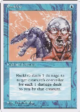 Backfire — card price