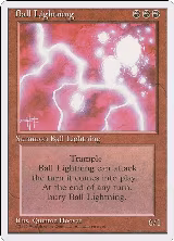 Ball Lightning, Fourth Edition — Magic card price