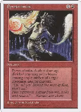 Pyrotechnics — card price
