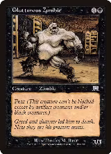 Gluttonous Zombie (151), Onslaught — Magic card price