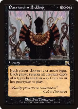 Patriarch's Bidding (161), Onslaught — Magic card price