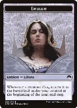 Emblem - Liliana, Defiant Necromancer (13), Magic Origins — Magic card price