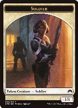 Soldier Token (3) — card price