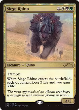 Siege Rhino (5), Unique and Miscellaneous Promos — Magic card price
