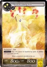 Mind Reading Fox (MPR-009) — card price