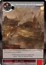 Split Heaven and Earth (MPR-034) — card price