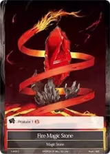 Fire Magic Stone (1-203), Starter Deck: Wolves of the Raging Flames — Force of Will card price