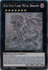 Red-Eyes Flare Metal Dragon (Ghost Rare) (CORE-EN054), Clash of Rebellions — Yu-Gi-Oh! card price