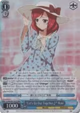 "Let's Go Out Together~" Maki (RRR) (LL/EN-W01-091R RRR) — card price