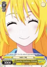 Transfer Student, Chitoge (TD) (NK/W30-TE02 TD) — card price