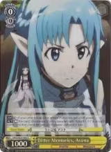 Bitter Memories, Asuna (Parallel Foil) (SAO/SE23-E02 C) — card price