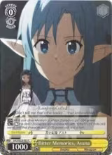 Bitter Memories, Asuna (SAO/SE23-E02 C) — card price