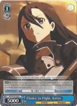 Choice to Fight, Kirito (SAO/SE23-E29 C) — card price