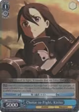 Choice to Fight, Kirito (Parallel Foil) (SAO/SE23-E29 C) — card price