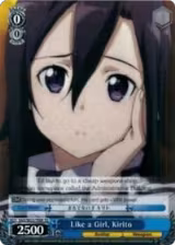 Like a Girl, Kirito (SAO/SE23-TE09 TD) — card price