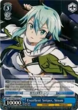 Excellent Sniper, Sinon (SAO/SE23-TE17 TD), Sword Art Online II — Weiß Schwarz card price