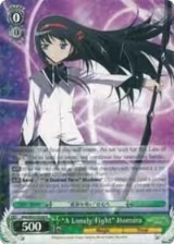 "A Lonely Fight" Homura (MM/W35-E028 R), Puella Magi Madoka Magica the Movie -Rebellion- — Weiß Schwarz card price