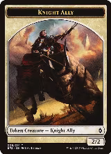 Knight Ally Token (5) — card price