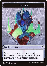 Emblem - Kiora, Master of the Depths (14) — card price